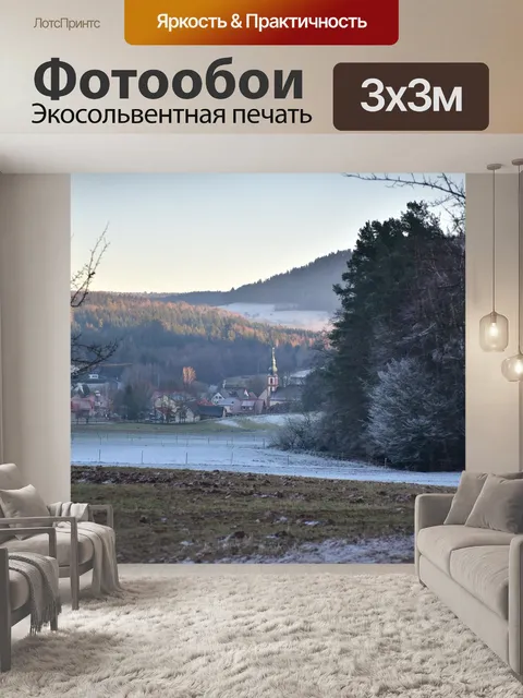 Фотообои Черный лес
