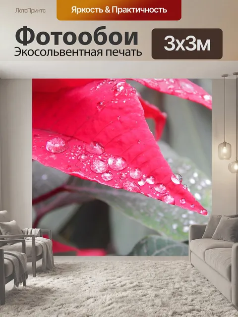 Фотообои Листы