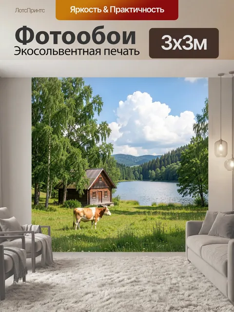 300 × 300 см · Экосольвентная печать
