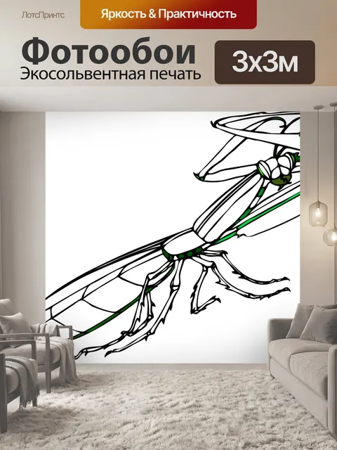 Фотообои Богомол
