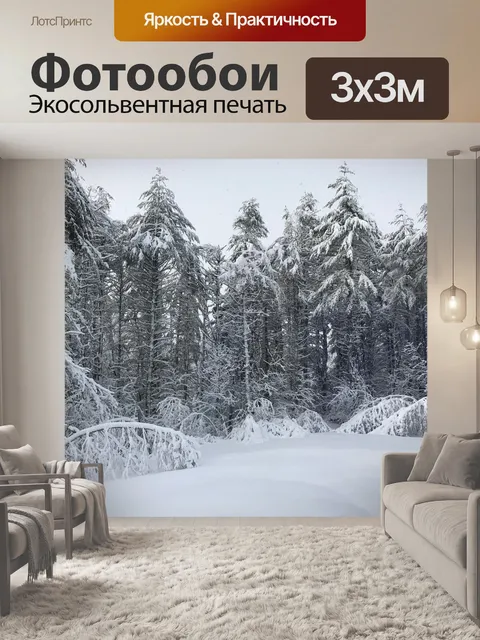 Фотообои Зимняя страна чудес