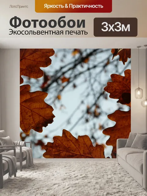 Фотообои Дубовые листья