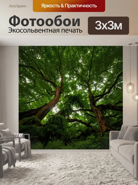фотообои лес в стиле baroque