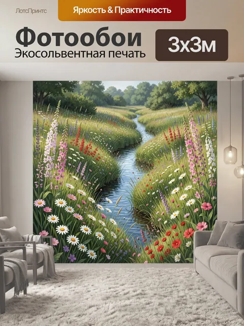 300 × 300 см · Экосольвентная печать