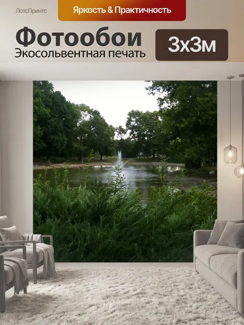 Фотообои Муниципальные пруда