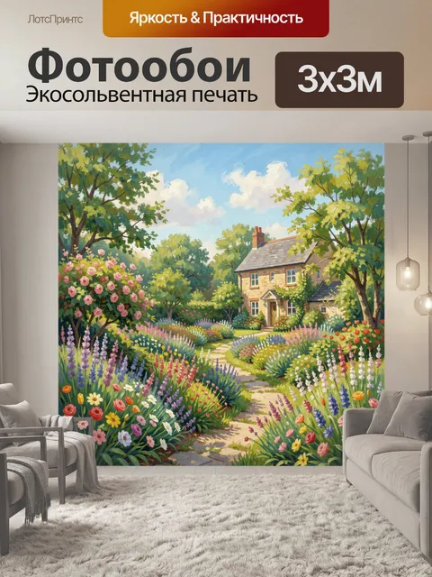 300 × 300 см · Экосольвентная печать