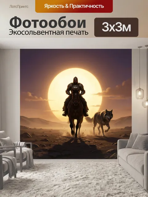 300 × 300 см · Экосольвентная печать