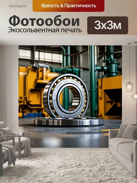 Фотообои реалистичное изображение подшипника