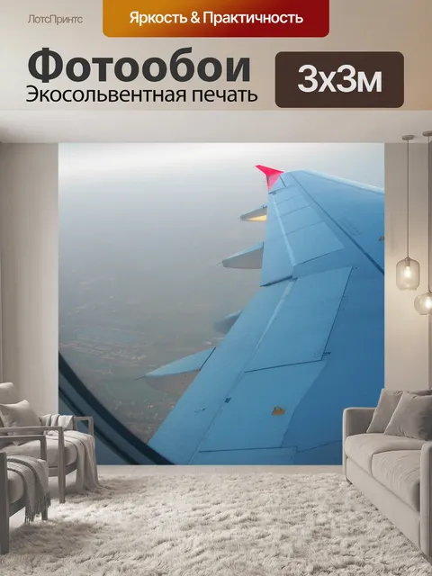 Фотообои Самолет крыла