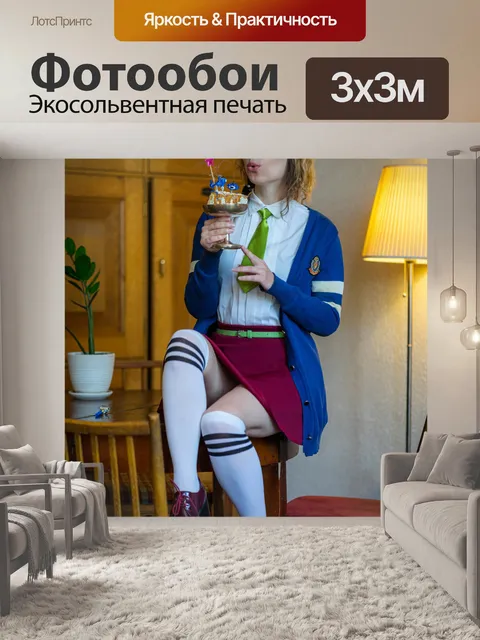 Фотообои студентка, косплей, день рождения