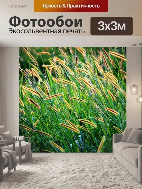 Фотообои Зеленая трава фон 3