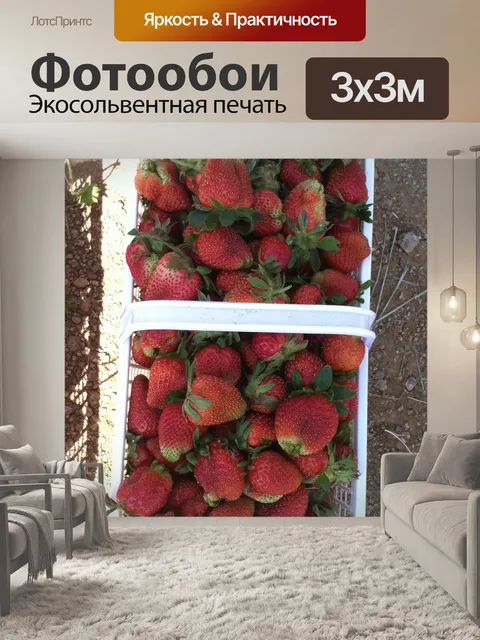 Фотообои Клубника