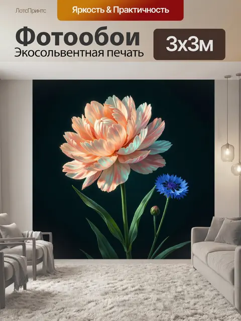 300 × 300 см · Экосольвентная печать