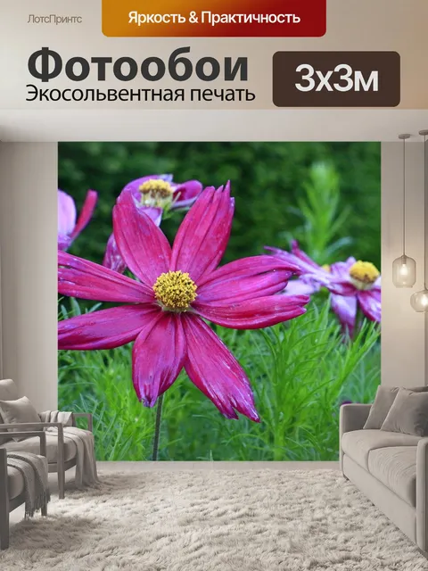 Фотообои Цветение розовый