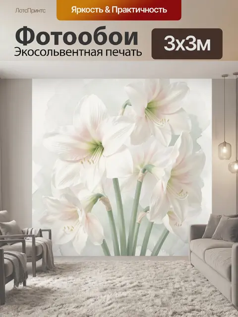 300 × 300 см · Экосольвентная печать