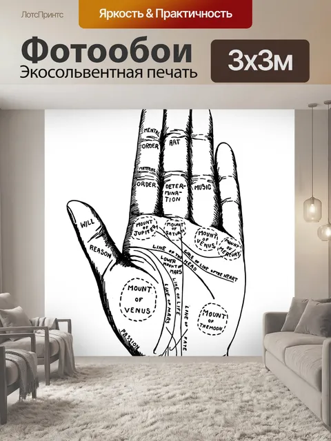 Фотообои Клипарт Vintage hand illustration