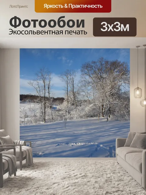 Фотообои Зимняя страна чудес