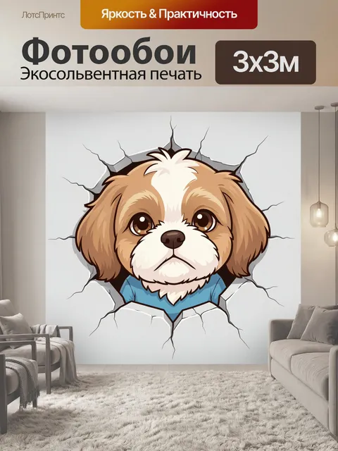 300 × 300 см · Экосольвентная печать