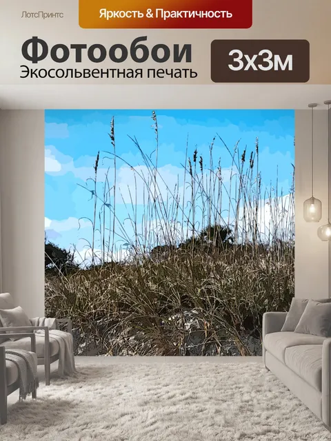 Фотообои пляжные песчаные дюны