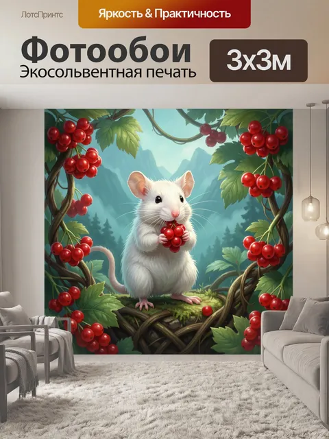 300 × 300 см · Экосольвентная печать