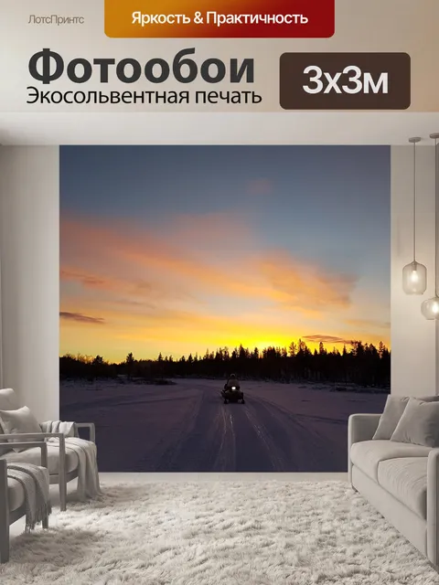Фотообои Снегоход