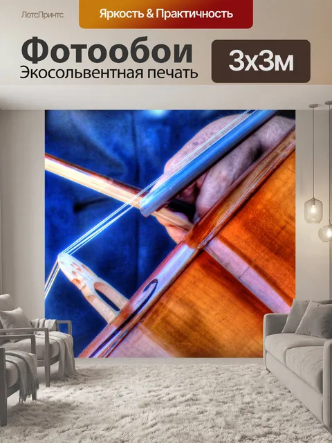 Фотообои виолончель