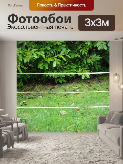 Фотообои Забор под напряжением