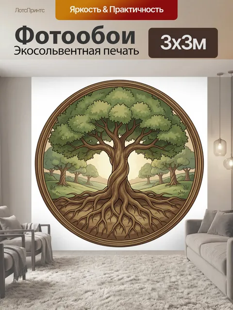 300 × 300 см · Экосольвентная печать