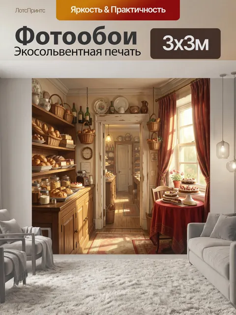 Фотообои Уютная французская пекарня