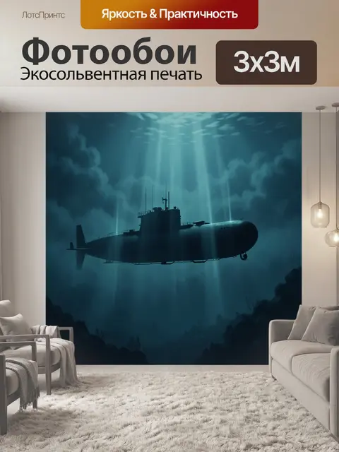 300 × 300 см · Экосольвентная печать