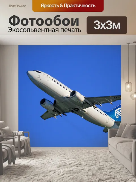 Фотообои Взлет самолета