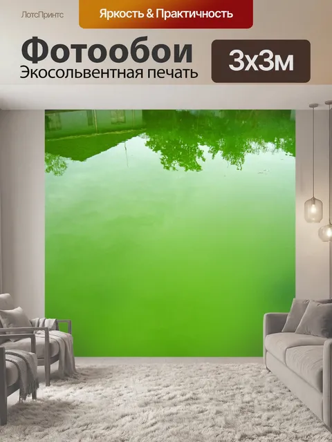 Фотообои зеленая вода в бассейне