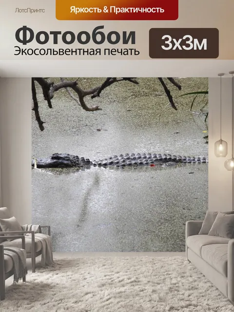 Фотообои Крокодил