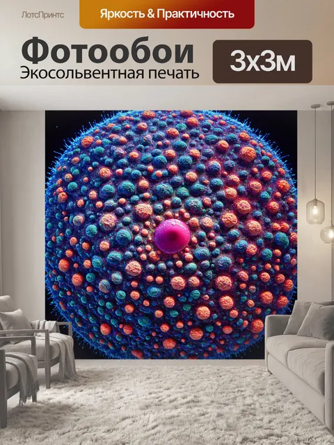 Фотообои абстракция в стиле рендер