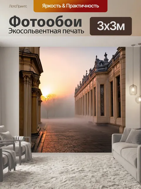 Фотообои туман в стиле барокко