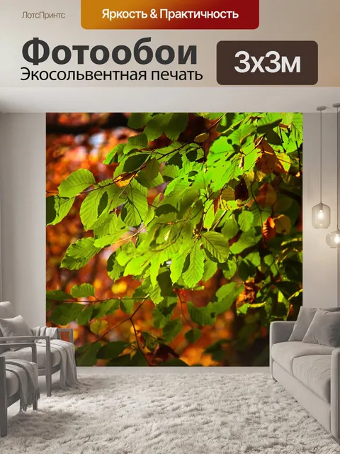 Фотообои Листья