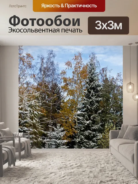 Фотообои Зимний пейзаж