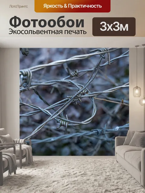 Фотообои Колючая проволока