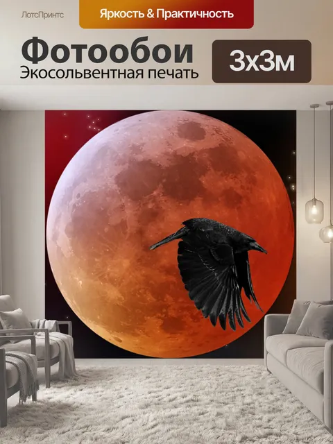 Фотообои Хэллоуин ворон