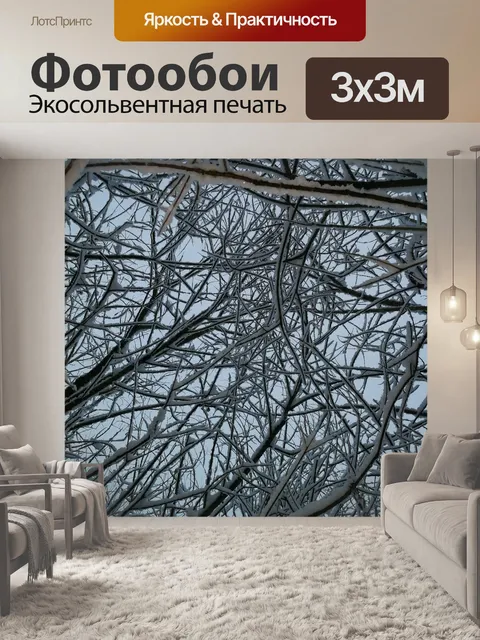Фотообои Снег