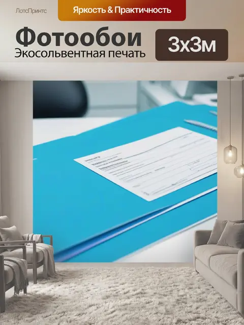 Фотообои бумаги и документы в стоматологической практике