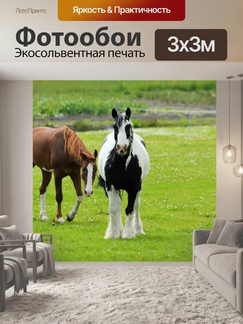 Фотообои Лошади и ферма пони