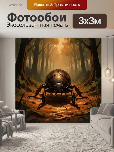 300 × 300 см · Экосольвентная печать