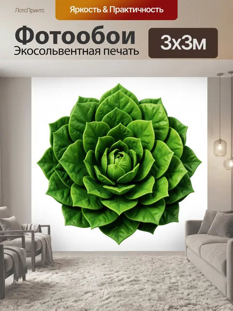 300 × 300 см · Экосольвентная печать