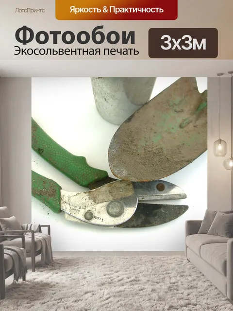 Фотообои Садовые инструменты