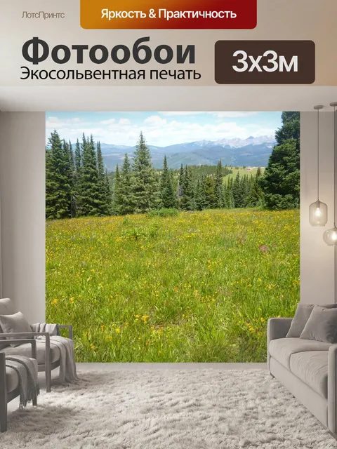Фотообои Полевые цветы