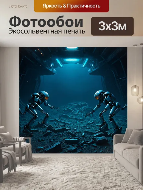 Фотообои космос в стиле дизельпанк