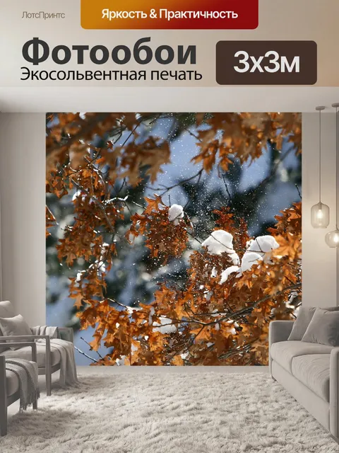 Фотообои Снег