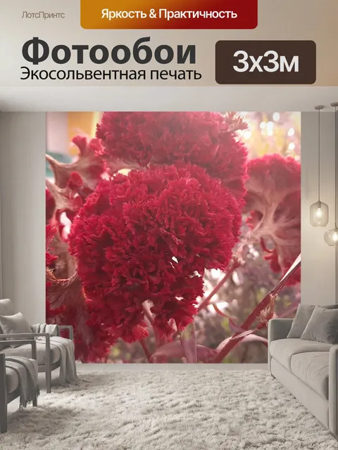 Фотообои Трава цветок