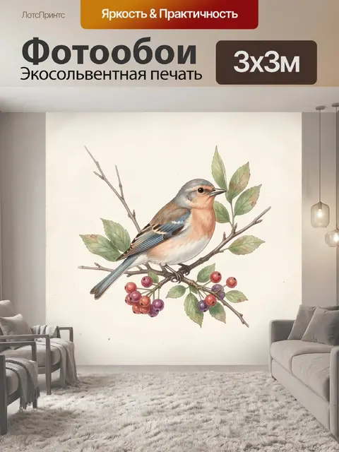 300 × 300 см · Экосольвентная печать
